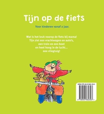 Tijn op de fiets achterzijde