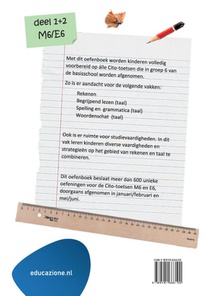 Cito-toets Oefenen Groep 6 M6 en E6 achterzijde