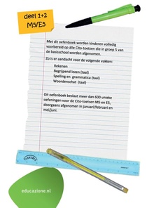 Cito-toets Oefenen Groep 5 M5 en E5 achterzijde