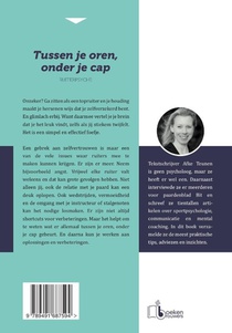 Tussen je oren, onder je cap achterzijde