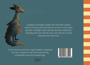 Draakje Vurig en het vuur achterzijde