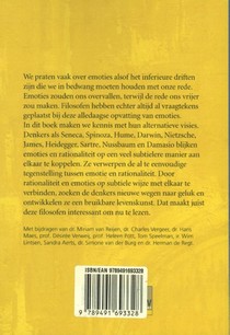 Grote denkers over emoties achterzijde