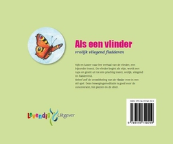 Als een vlinder achterzijde