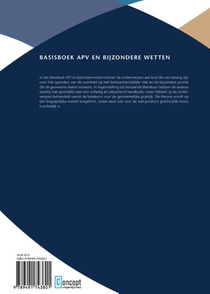 Basisboek APV en bijzondere wetten achterzijde