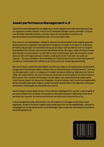 Asset Performance Management 4.0 achterzijde