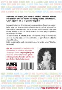 Je bent wat je doet achterzijde