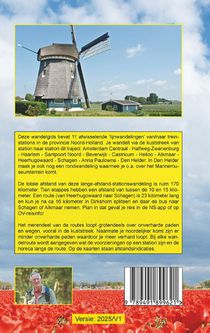 11 stationswandelingen dwars door Noord-Holland achterzijde