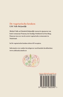 De vegetarische keuken achterzijde