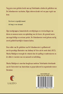 De gedichten van De Schoolmeester achterzijde