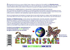 De VlinderBeschaving achterzijde