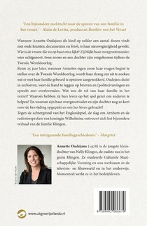 Een familie in het verzet achterzijde