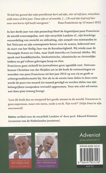 Paus Franciscus,het derde jaar achterzijde