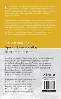 Titus Brandsma Spiritualiteit dichtbij achterzijde