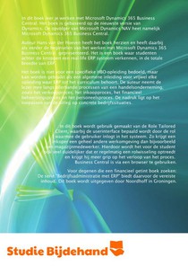Inleiding ERP met Microsoft Dynamics 365 Business Central achterzijde