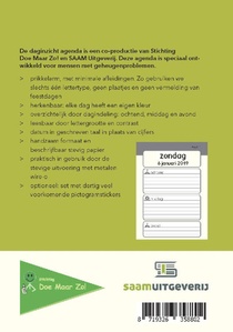 Daginzicht Agenda 2019 achterkant