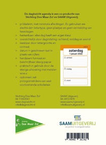Daginzicht agenda 2022 achterkant