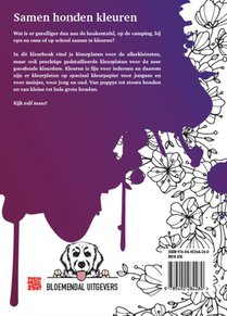 Samen honden kleuren achterzijde