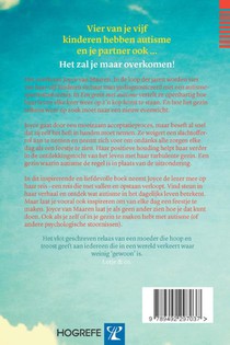 Een gezin met autisme achterzijde