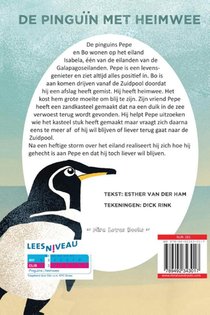 De pinguïn met heimwee achterzijde