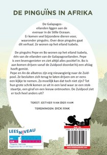 De pinguins in Afrika achterzijde