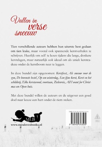 Vallen in verse sneeuw achterzijde