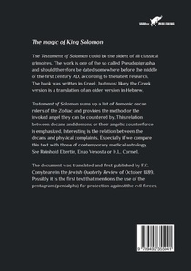 Testament of Solomon achterzijde