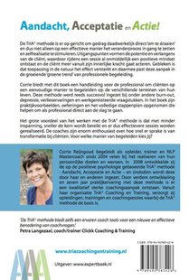 Aandacht, acceptatie en actie! achterzijde