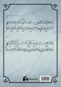 Op. 1b Un petit mystique pour piano achterkant