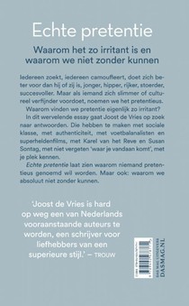 Echte pretentie achterzijde