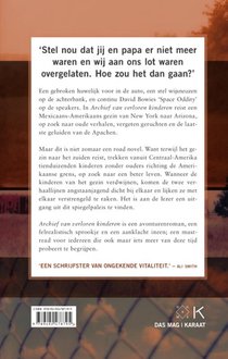Archief van verloren kinderen achterzijde