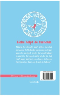 Lieke helpt de turnclub achterzijde