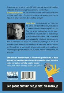 De bedrijfscultuur-code achterzijde