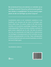 Waarderend leren in het voortgezet onderwijs achterzijde