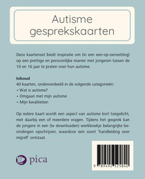 Autisme Gesprekskaarten achterkant