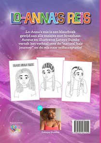 Kleurboek Lo-Anna’s reis achterzijde
