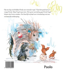 Een huis voor vogel achterzijde