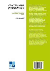 DevOps Continuous Integration achterzijde