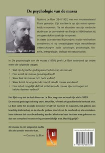 De psychologie van de massa achterzijde