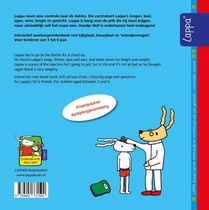 Lappa bij de dokter-Lappa goes to the doctor (NL-Engels) achterzijde