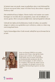 Notitieboek bij de preek achterzijde