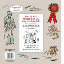 Mijn gekke uitvindingen schetsboek achterzijde
