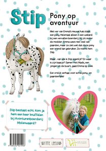 Pony op avontuur achterzijde