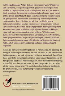 Wij slaven van Suriname GLB achterzijde