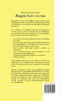Begin hier en nu achterzijde