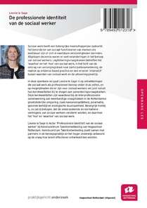 De professionele identiteit van de sociaal werker achterzijde