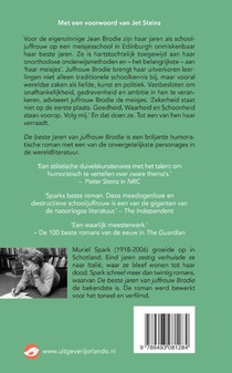De beste jaren van juffrouw Brodie achterzijde