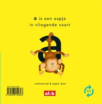 a is fan aapke - a is van aapje achterzijde