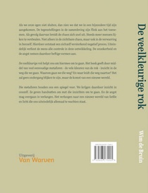 De veelkleurige rok achterzijde