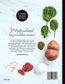 Zoete aardappel achterzijde