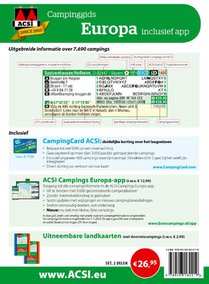 ACSI Campinggids Europa + app 2022 (set) achterzijde